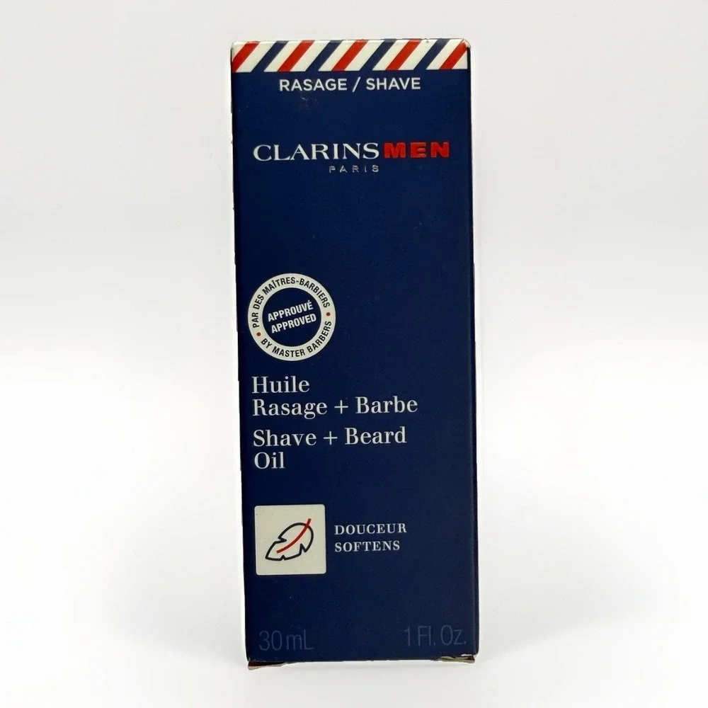 CLARINS MEN SHAVE BEARD OIL SOFTENS 30 ML/1 FL.OZ.
